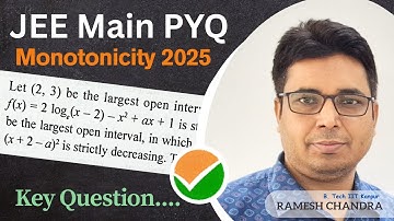 AOD JEE Main PYQ 2025 - Solve Like a Topper! 🚀 | Ramesh Chandra (IIT Kanpur)