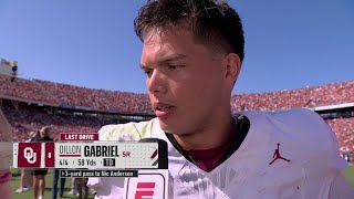 Dillon Gabriel on beating Texas: 'This is what OU football is all about!' | ESPN College Football