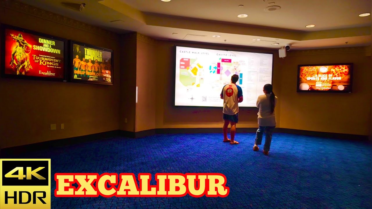 LasVegasWalk • Excalibur Hotel and Casino • January 2026 (4K HDR)