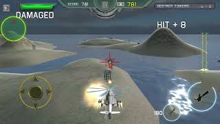 Gunship Helicopter Strike Gameplay | Missile Attack War Game screenshot 5