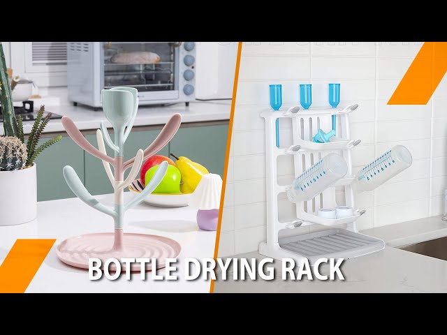 Munchkin Tidy Dry Space Saving Baby Bottle Drying Rack