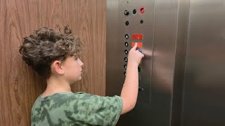 Parking garage Otis Lexans amd getting back in the rhythm! #elevator