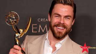 Derek Hough In Tears Dedicating Emmy Win To Wife Hayley