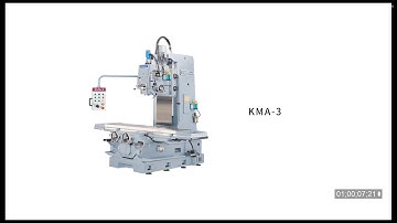 Sharp Manual Vertical Bed Mill Model: KMA-3