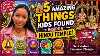 Temple Treasure Hunt! 🛕 5 Amazing Things Kids Found Inside a Hindu Temple!