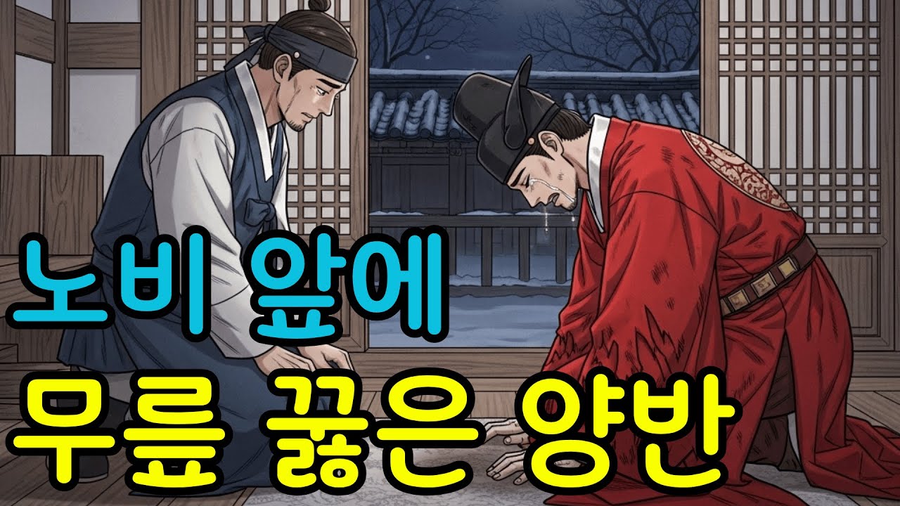 거지 신세로 전락한 양반, 한때 버린 노비에게 구원받다 | 민담, 야담, 신화, 전설, 설화, 옛이야기