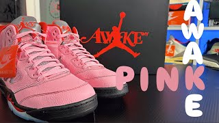 Awake NY x Air Jordan 5 Boro - Arctic Pink “In A League of Its Own” 