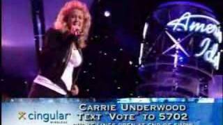 Carrie Underwood - American Idol - 'Alone'