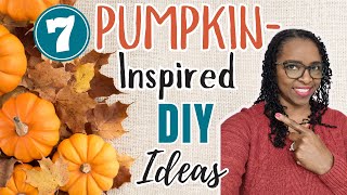 🍂7 Easy Reversible Pumpkin Decoupage Ideas | 1st of the Month Challenge