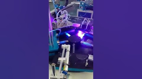 auto school ruler UV screen printer machine with LED dryer