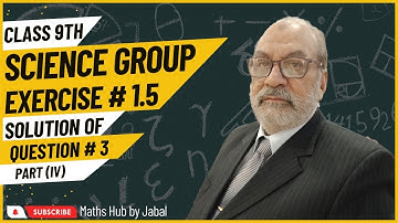 Matrices and Determinants| Solution of Question 3 Part (IV)| Exercise1.5| Maths Hub By Jabal