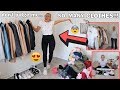 DECLUTTER MY ENTIRE WARDROBE WITH ME...*don't judge me plz*