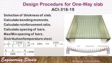 2-One way slab designs a detailed procedure and calculation; a comprehensive tutorial.