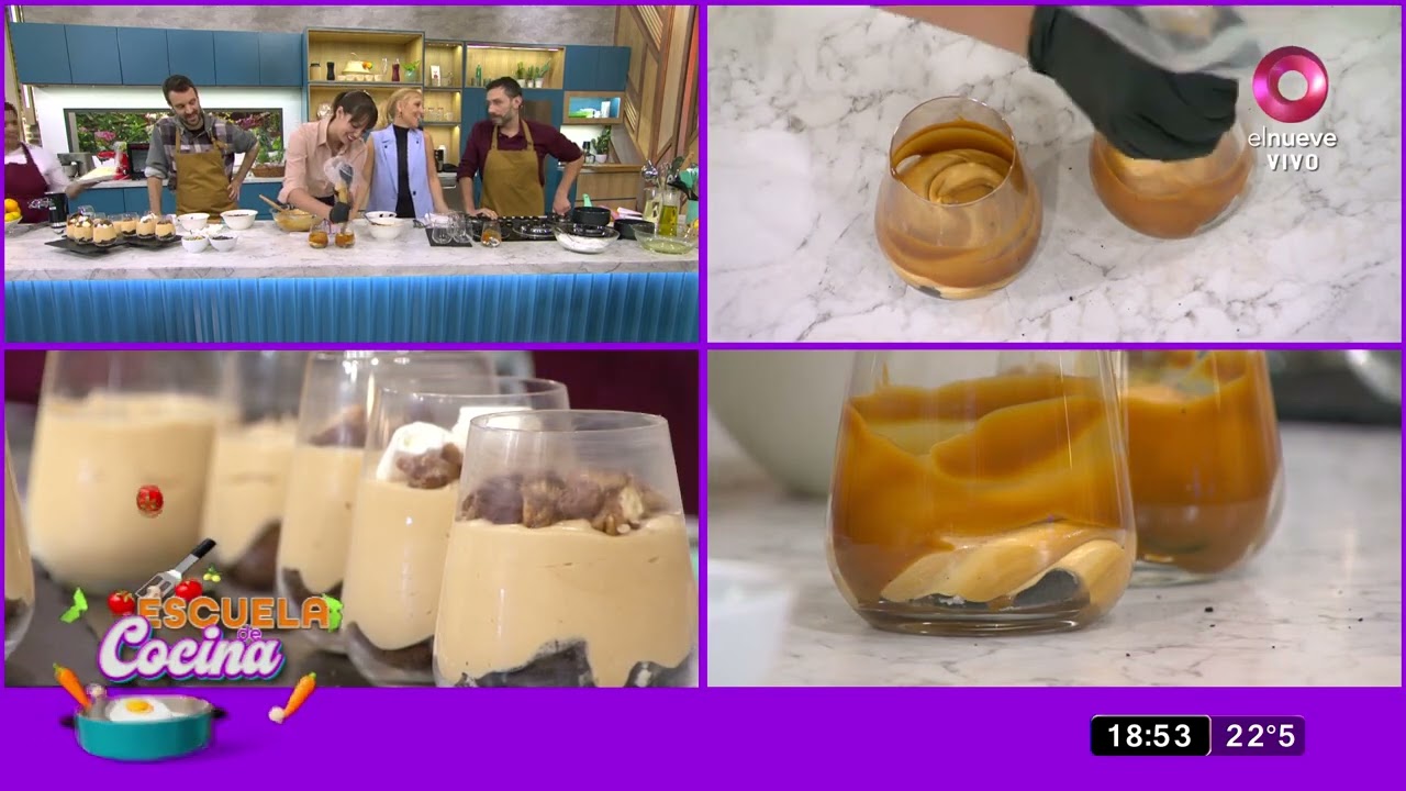 Mousse de dulce de leche en 