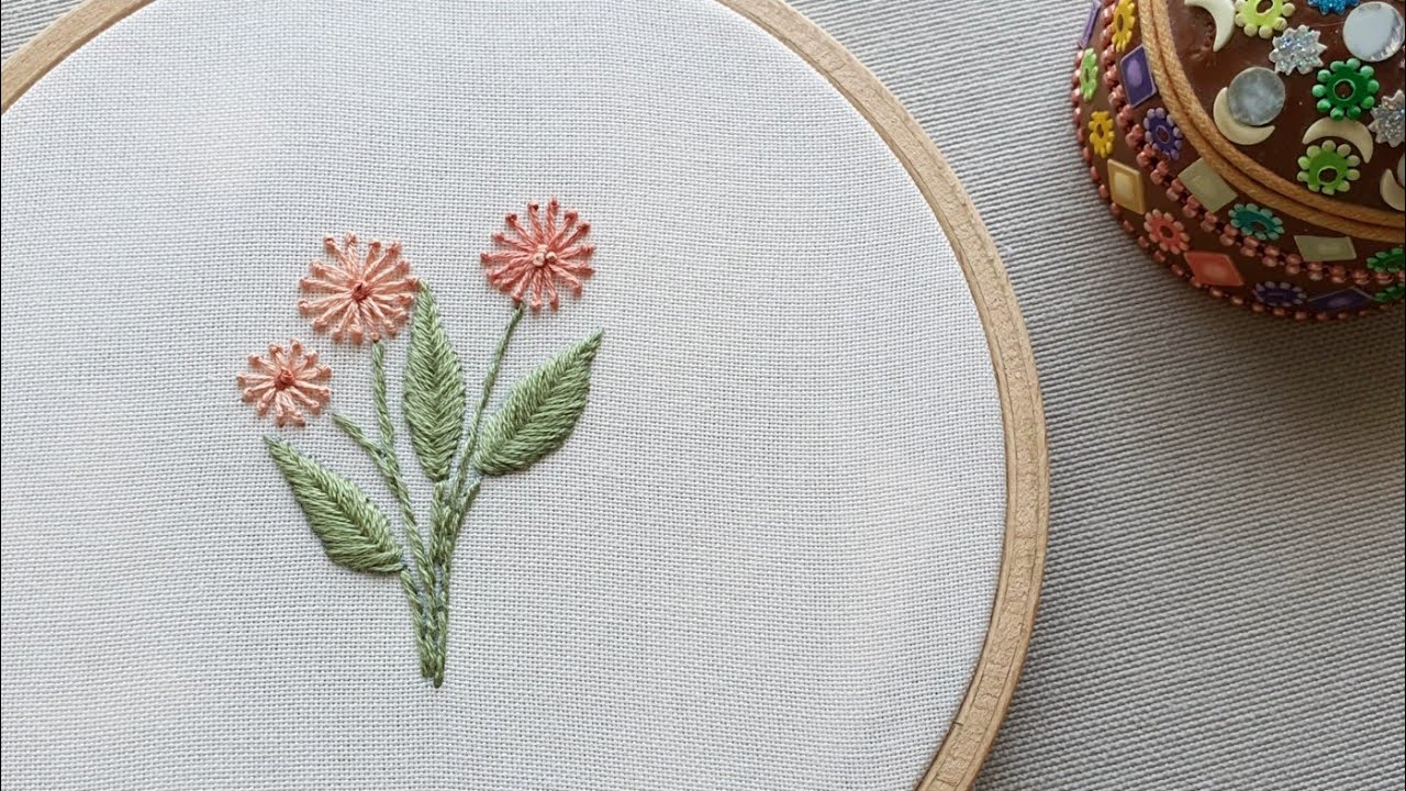 NAKIŞTA YAPRAK TEKNİKLERİ |  Nakış Yaprak Nasıl Yapılır?  |  Leaf Embroidery