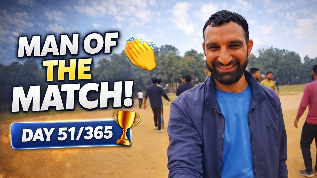 Aaj gym or match dono chale gaye 😍🤩 | DAY 51 | @vivekrajrvlogs