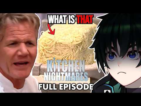 Vtuber Reacts to Gordon Ramsay Finding Spaghetti Cube in this Kitchen Nightmare