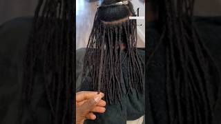 Installation of 10 inch extra small loc extensions | Mukisa locs | Plantation,  Florida