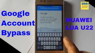 Huawei lua u22 google account bypass New Method Latest 2019