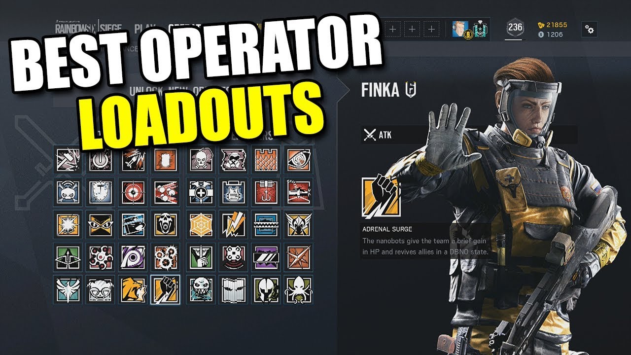BEST Loadout For ALL Operators In Rainbow Six Siege (Operation Para
