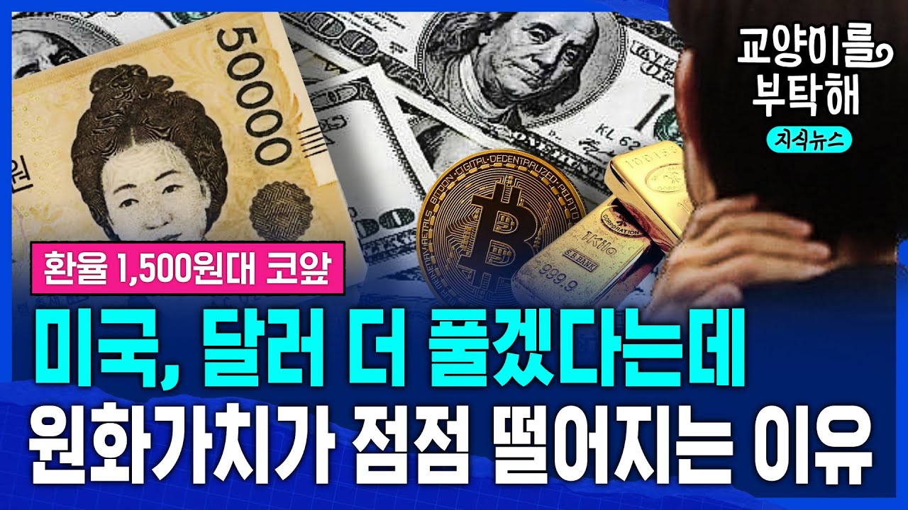 [지식뉴스] 미국, 달러 더 풀겠다는데...원화가치가 점점 떨어지는 진짜 이유 (ft.김명실 iM증권 연구위원) / 교양이를 부탁해