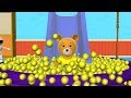 Learn colors with teddy bear baby and balls  the ball pit show for kids