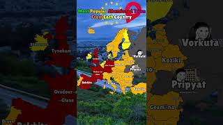 Most Popular Abandoned Citys In Each Country #europe #geography #mapping #map #abandonedplaces