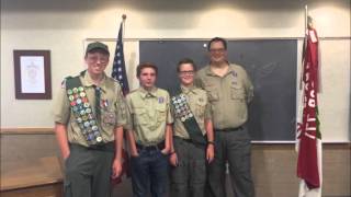 Cameron's Eagle Court of Honor