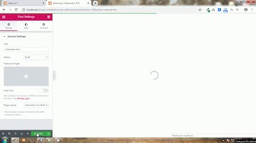 Elementor Full Width Settings