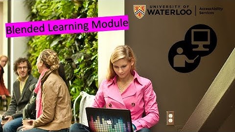 Blended Learning Module Video