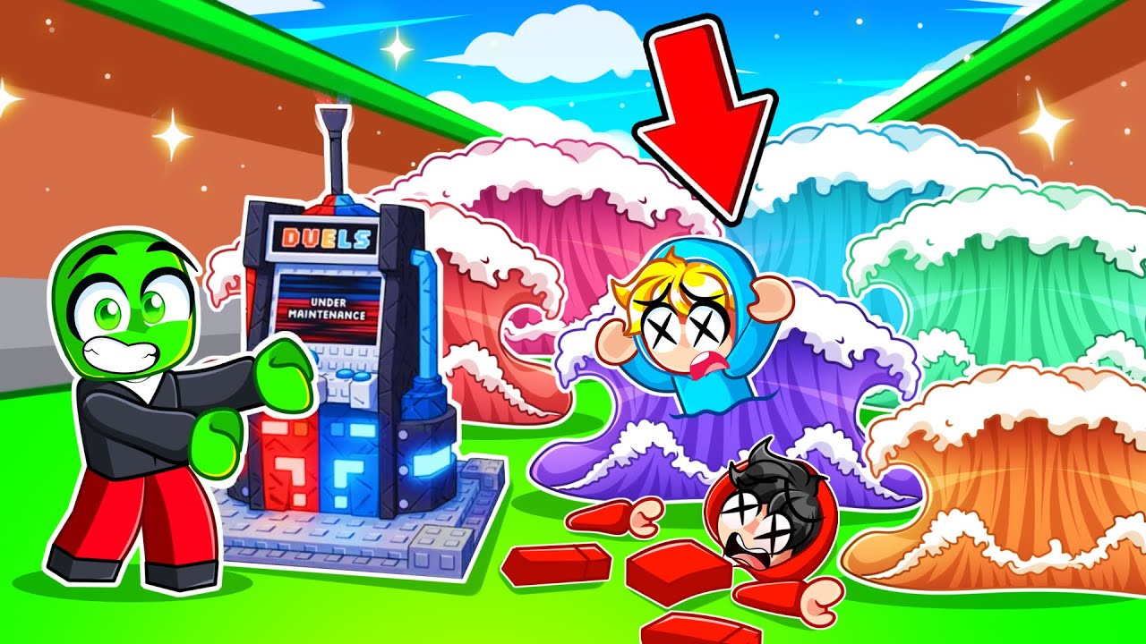 UŻYWAM MASZYNY TSUNAMI ŻEBY PRANKOWAĆ MOICH PRZYJACIÓŁ w Roblox!