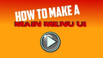 How to make a animated Main Menu UI in Buildbox