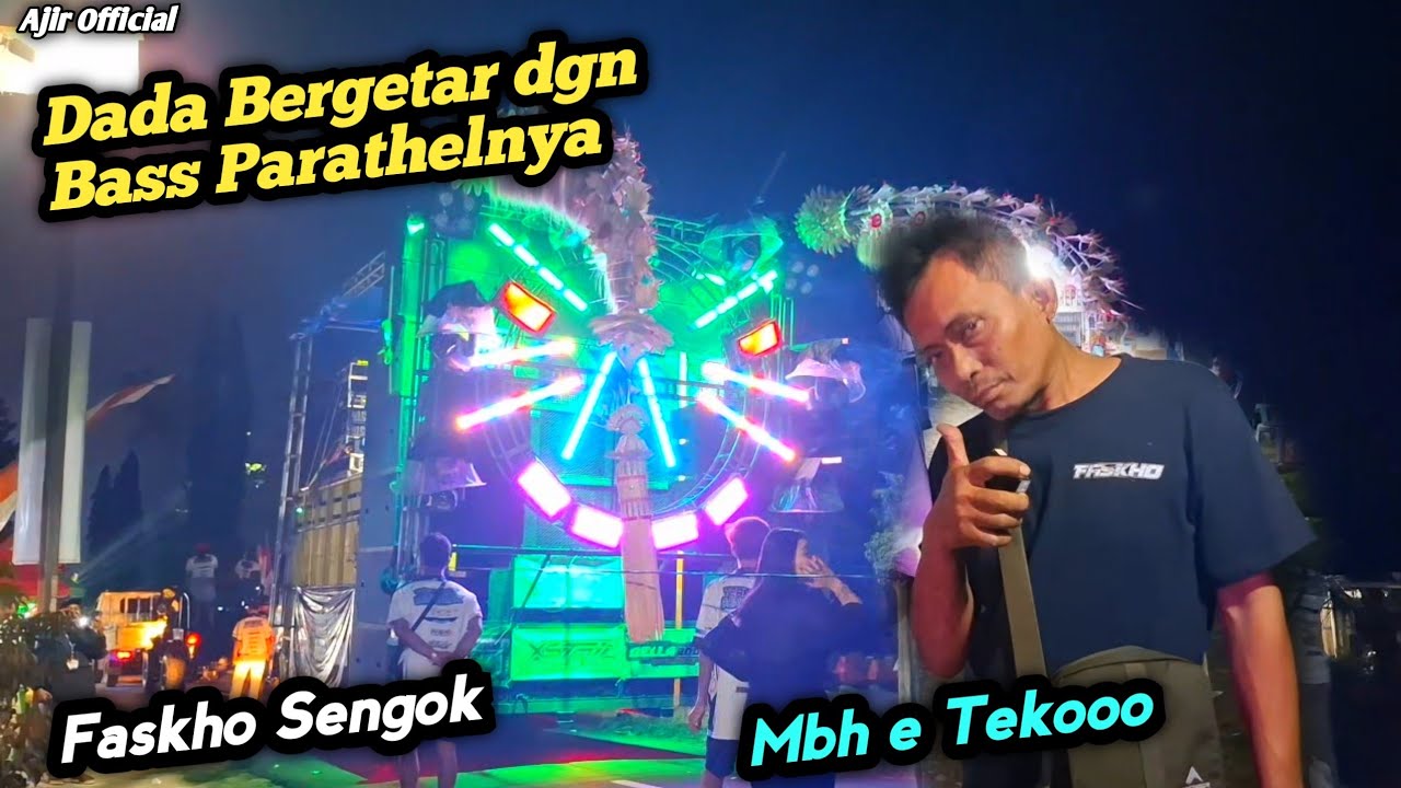 PARATHEL PUSAT DATANG, FASKHO SENGOK di Serbu Fans Mintai Stiker Di Karnaval Plampangrejo