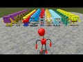 Playing as green guy in 3d memes sanic clones in garrys mod