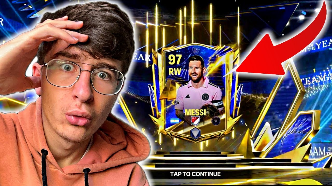 ME QELLOI MESSI 97 OVR TOTY - EA FC MOBILE !!!