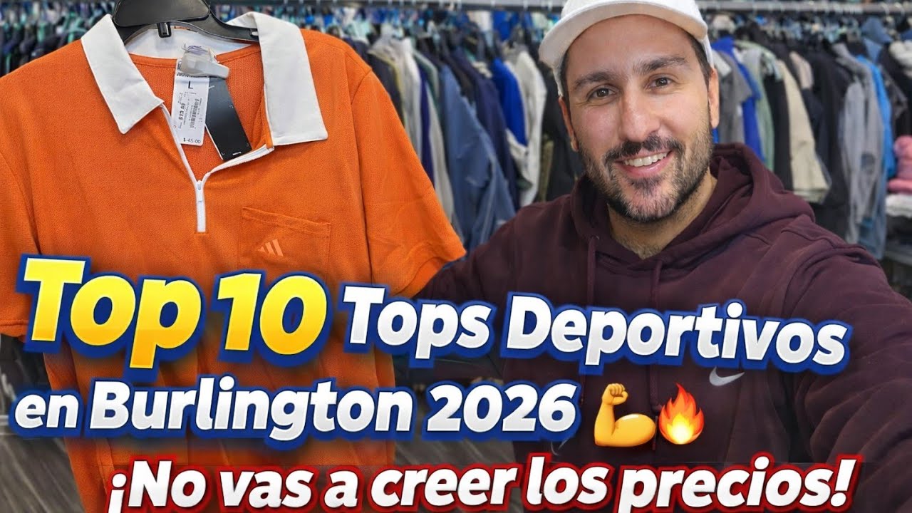 ¡LOS TOPS DEPORTIVOS más 🔥 en Burlington FEB 2026! | Hallazgos