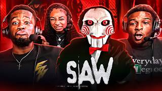 SAW (2004) FIRST TIME MOVIE REACTION | WHO IS JIGSAW?...