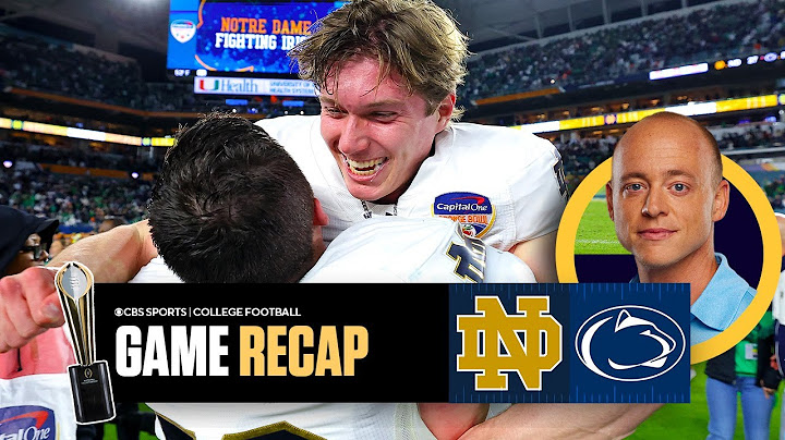 Josh Pate reacts to No. 7 Notre Dame's win over No. 6 Penn State in the CFP Semifinal | Game Recap