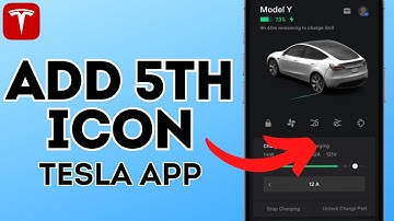 How to Get 5th Quick Control Icon in Tesla App - Tesla App Glitch