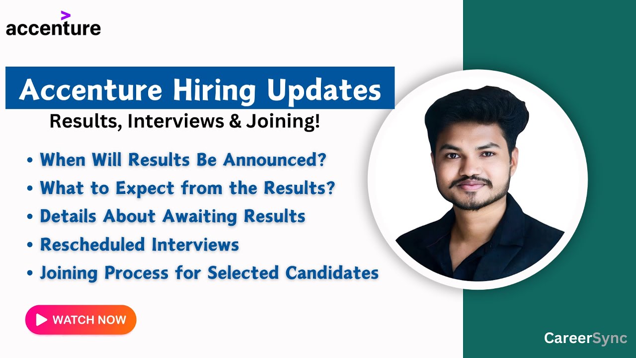 Accenture Hiring Updates: What to Expect from Results, Interviews ...