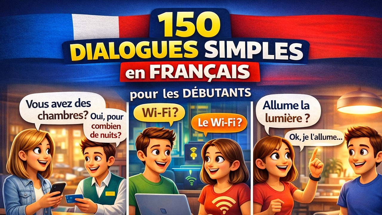 150 Dialogues Simples en Français pour les Débutants | Parlez Français Facilement