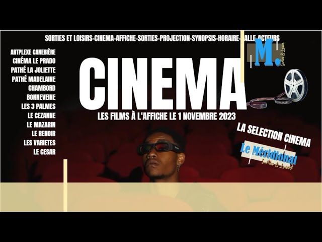 La sélection du Méridional des films à l'affiche le 1 novembre