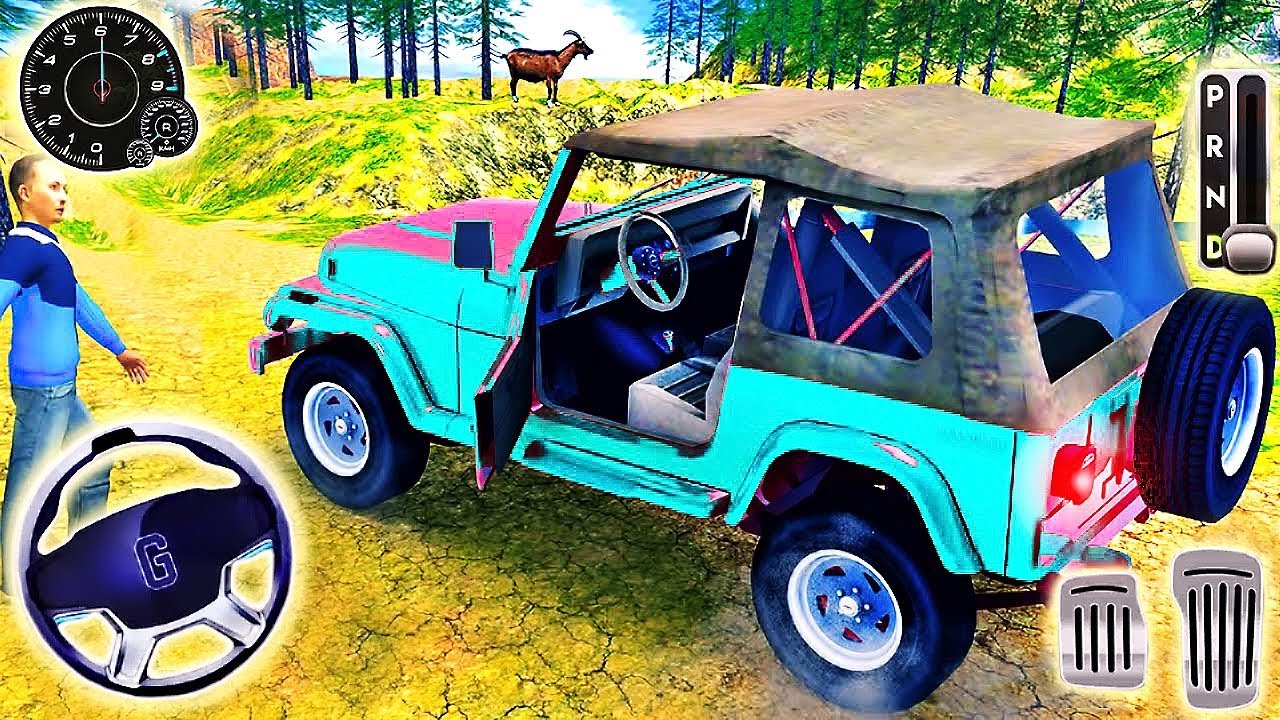 Offroad Cruiser Driving Simulation - 4x4 Mountain Jeep Adventure - Android gameplay