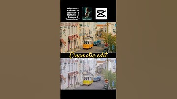 Cinematic color grading capcut tutorial #capcutedit #cinematiclook #colorgrading