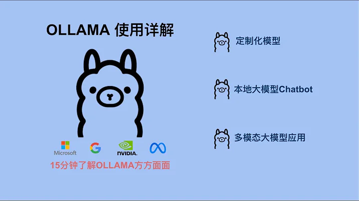 【Ollama 使用指南】详解开源大模型管理工具｜15分钟了解ollama｜本地部署开源模型llama，gemma，llava，mistral｜定制化开源模型｜本地部署chatbot｜多模态开源模型 - 天天要闻