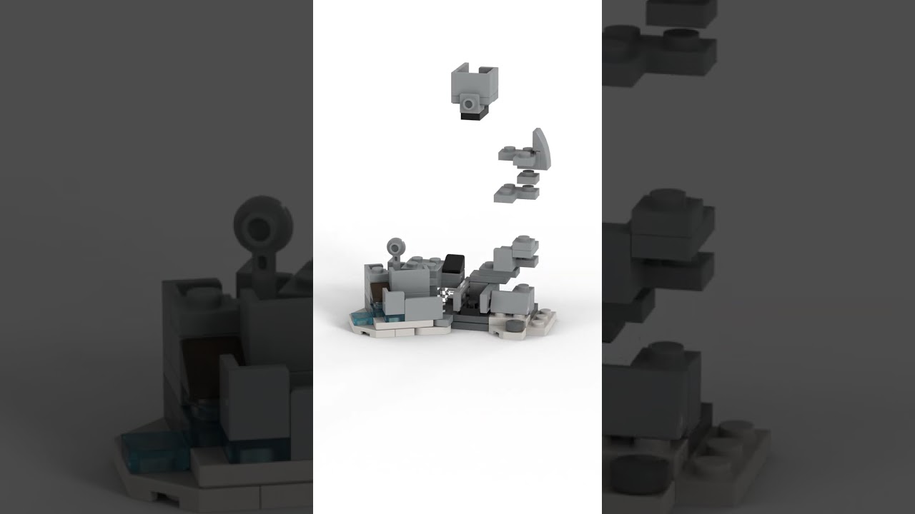 Mini Mountain Fortress MOC 