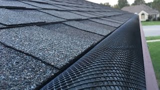 Rain Gutter Guards - Stop Clogged Gutters