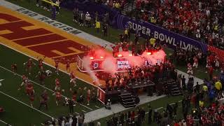Kansas City Chiefs entrance @ Super Bowl 58 Vegas 2.11.24