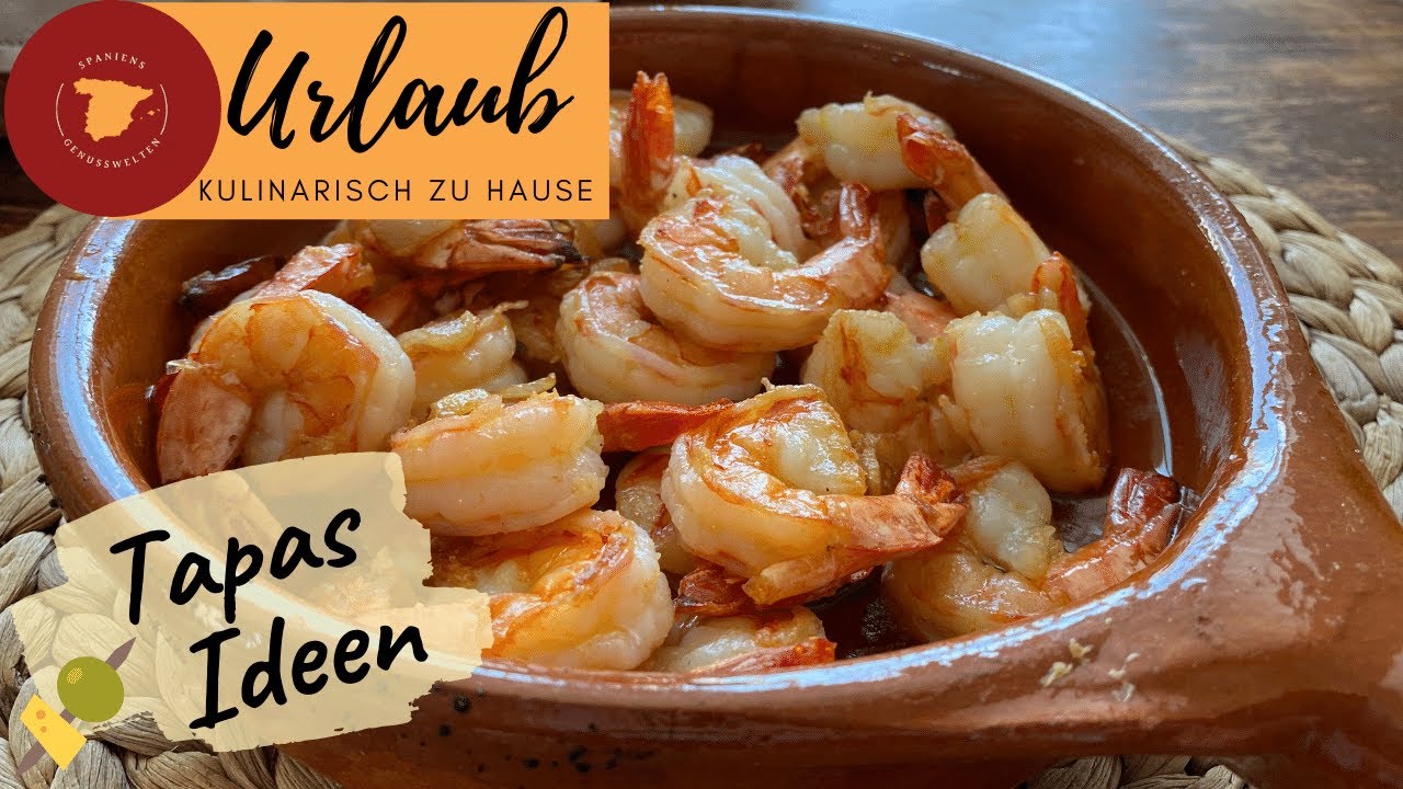 Gambas Al Ajillo. Spanische Knoblauch Garnelen - Spanisch Kochen