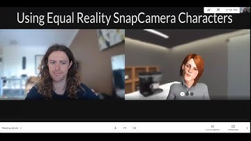 How to use AR character filters in video chat using Snap Camera